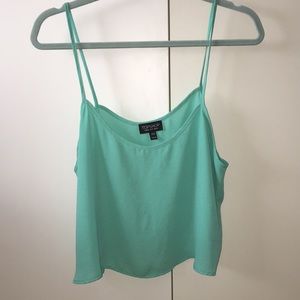 Sea foam green tank top
